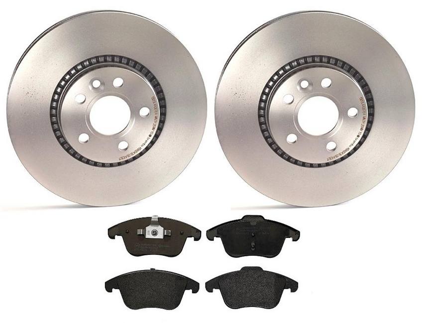 Brembo Brake Pads and Rotors Kit - Front (316mm) (Low-Met)